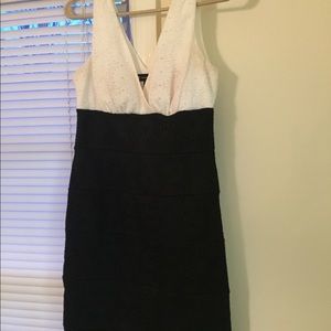 Black and white dress